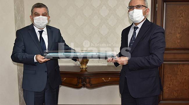 TCDD Adana Bölge Müdürü Özçelik'ten Vali Işık'a Ziyaret