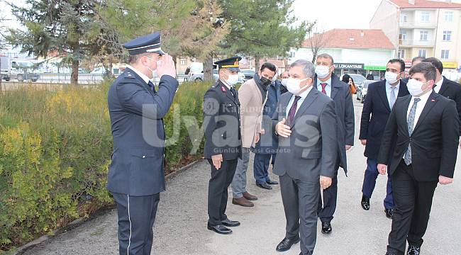 Vali Işık, Kazımkarabekir'de İncelemelerde Bulundu