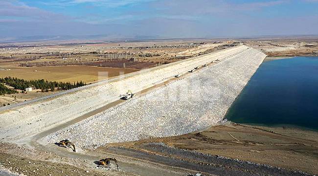 Yeşildere Barajı gövde iyileştirme çalışmasında sona gelindi