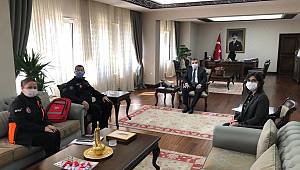 AFAD Planlama ve Risk Azaltma Dairesi Başkanı Tezcan’dan Vali Işık’a ziyaret