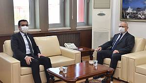 Başkan Kalaycı'dan Rektör Ak’a Hayırlı Olsun Ziyareti