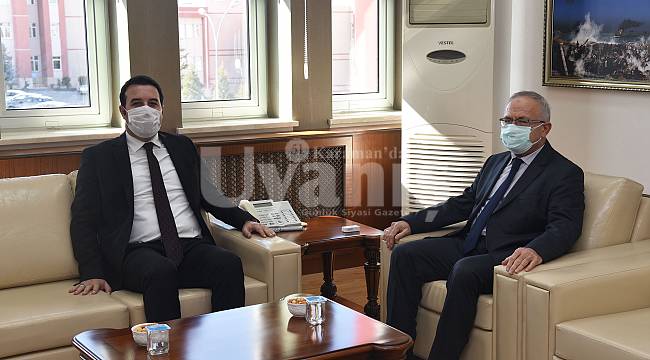 Cumhuriyet Başsavcısı İşlek'ten Rektör Ak'a hayırlı olsun ziyareti