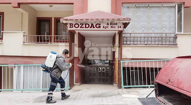 Ermenek Belediyesi, Karantina Sürecini İlçeyi Dezenfekte Ederek Değerlendiriyor