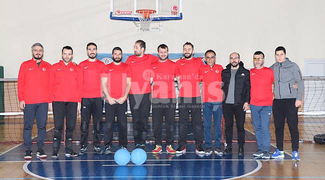 Goalball Erkek Milli Takımı Karaman'da Enerji Topluyor