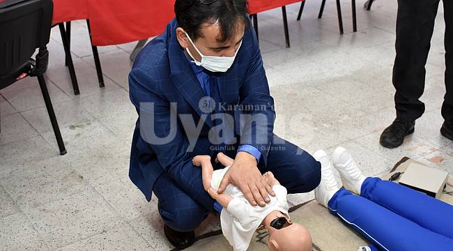 Görevimiz İlk Yardım Seferberliği Karaman'da da Uygulandı