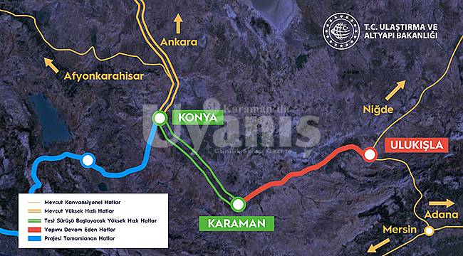 Hızlı tren test sürüşleri başladı, seferler Mayıs-Haziran'da