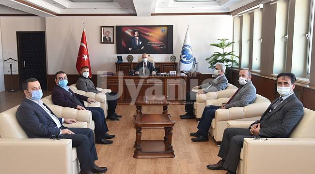 İl Müdürlerinden Rektör Ak'a Ziyaret