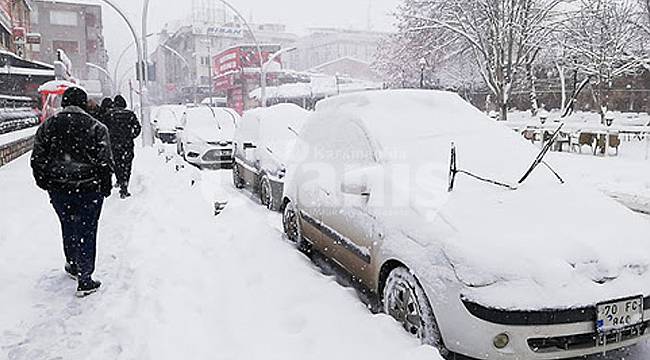 Karaman'da Kalınlığı 15-30 Santimi Bulacak Yoğun Kar Yağışı Bekleniyor
