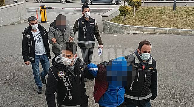 Karaman'da Uyuşturucudan Gözaltına Alınan 2 Kişi Adliyeye Sevk Edildi
