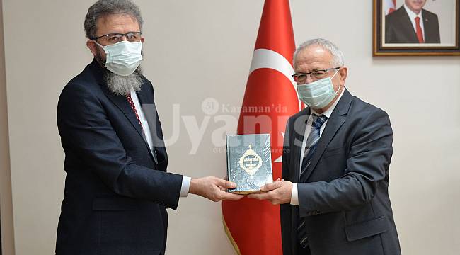 Karaman İl Müftüsü Ketenci'den Rektör Ak'a Ziyaret