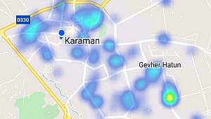 Karaman'ın risk haritası maviye döndü