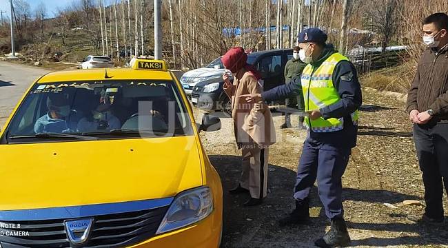 Sarıveliler'de Hafta Sonu Denetimine Kaymakam Efe'de Katıldı