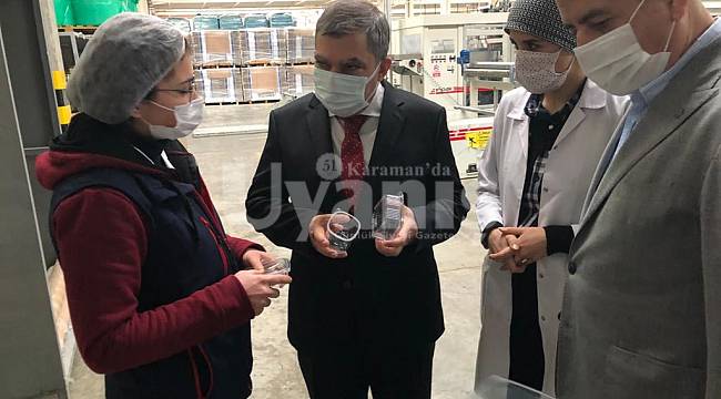 Vali Işık, Anı Bisküvi'yi Ziyaret Etti