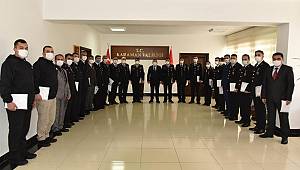 Vali Işık'tan Jandarma'ya Başarı Belgesi