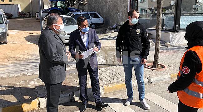 Vali Işık uygulama noktalarını denetledi