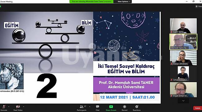 Bilim Söyleşileri Devam Ediyor