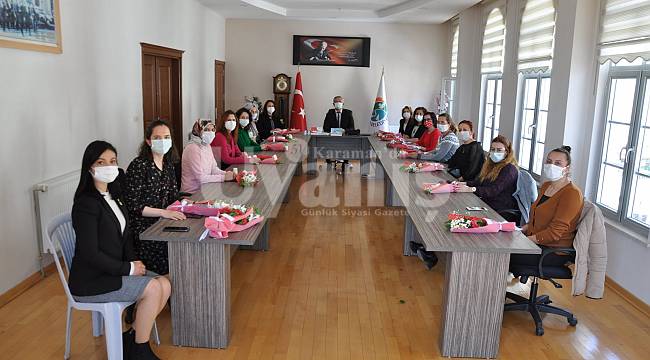 Ermenek Belediye Başkanı Zorlu, Kadın Personel ve Meclis Üyeleriyle Bir araya Geldi