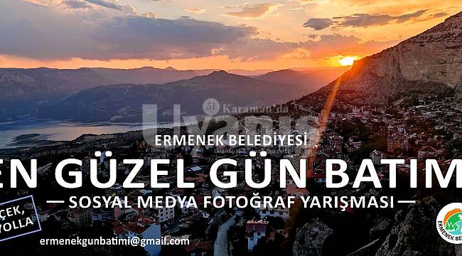 Ermenek Belediyesi’nden ‘En Güzel Gün Batımı’ Fotoğraf Yarışması