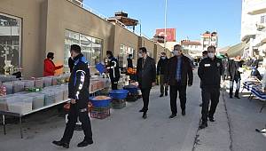 Ermenek ilçesinde pazar tezgahları kuruldu