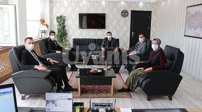 Ermenek Ve Başyayla Kaymakamlarından Meslektaşlarına Ziyaret