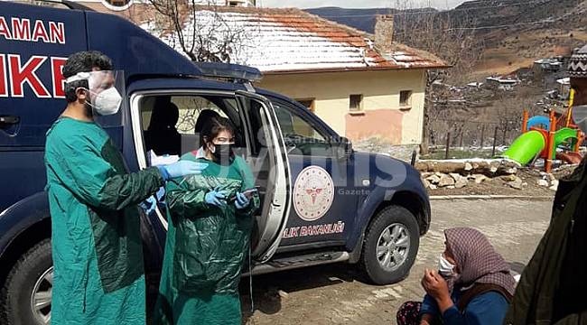 Filyasyon Ekibi Karantinadaki Köyleri Ziyaret Etti