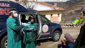 Filyasyon Ekibi Karantinadaki Köyleri Ziyaret Etti