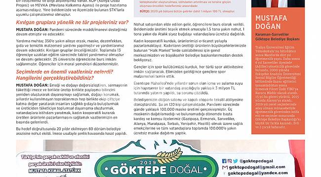 Göktepe Belediyesi, CHP'nin Yerel Yönetimler Dergisine Konu Oldu