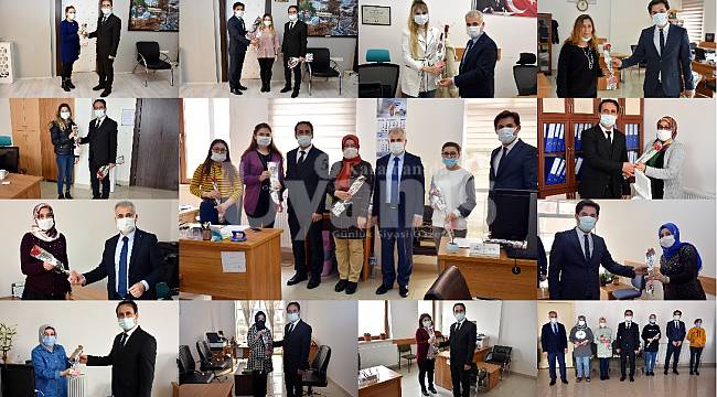 İl Müdürü Çalışkan'dan Kadınlara 8 Mart Jesti