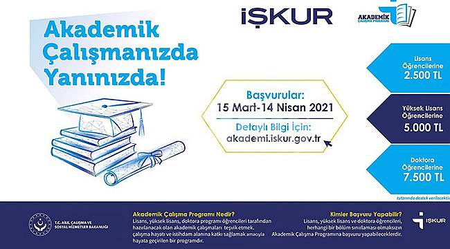 İŞKUR’dan akademik destek