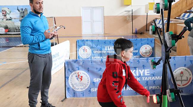 Karaman'da Sportif Yetenek Tarama Testlerinde Son Aşama Tamamlandı