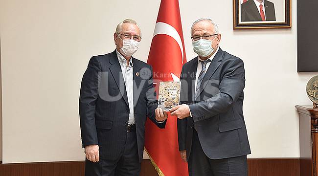 Karaman Kent Konseyi ve Başkan Zorlu'dan Rektör Ak'a ziyaret