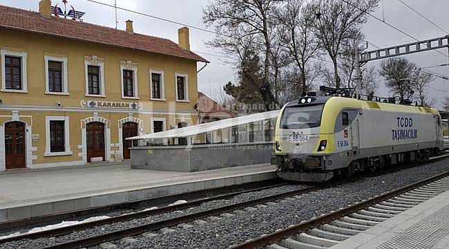 Karaman-Konya Arası Hızlı Tren Test Sürüşleri Tamam. Deneme Sürüşleri Başladı