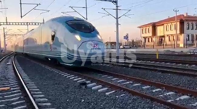 Karaman-Konya hızlı tren hattında vagonlu testler başladı