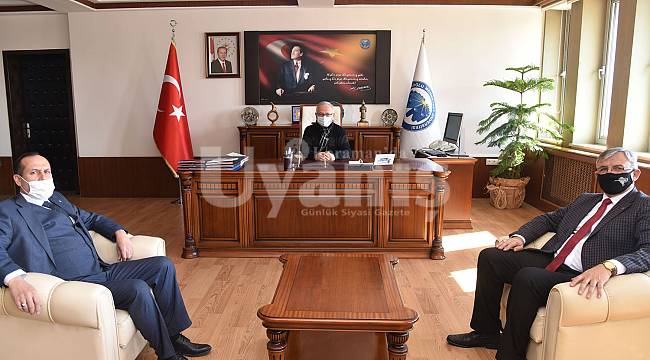 Karaman Şoförler Ve Otomobilciler Odası İle Öğ-Der'den Rektör Ak'a Ziyaret