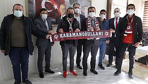 Karamanoğulları Taraftar Grubundan Vali Işık ve Başkan Kalaycı’ya Ziyaret