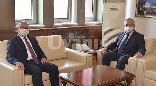 KOP Bölge Kalkınma İdaresi Başkanından Rektör Namık Ak'a Ziyaret