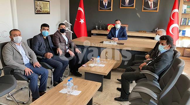 MHP MYK Üyesi Şener'den Karaman İl Başkanlığına Ziyaret