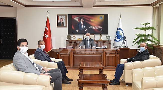 OSB Yönetiminden Rektör Namık Ak'a Hayırlı Olsun Ziyareti