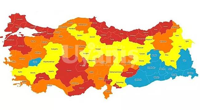 Risk Haritası Güncellenseydi Karaman Hangi Renkte Olacaktı?