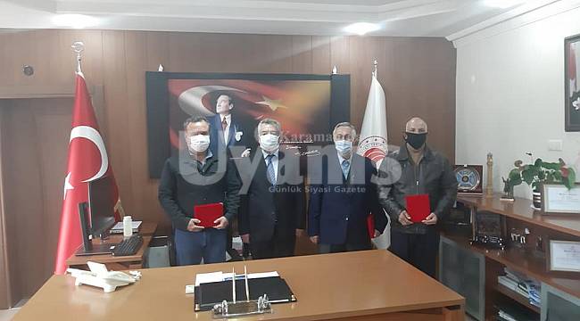 Tarım'dan Emekli Olan Personele Teşekkür Plaketi