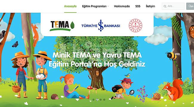 TEMA Vakfı'nın Tüm Öğretmenlere Açık Eğitim Portalı Yayında!