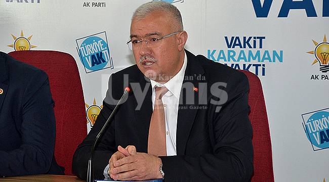 AK Parti İl Başkanı Çağlayan: “Karaman'a 97 milyonluk destek!”