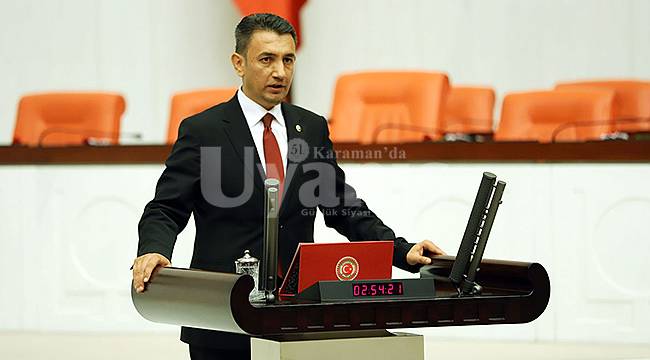 CHP Karaman Milletvekili Ünver İbrala Barajındaki sıkıntıları dile getirdi