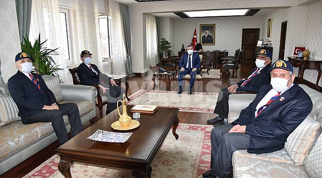 Gazilerden Vali Işık'a Teşekkür Ziyareti