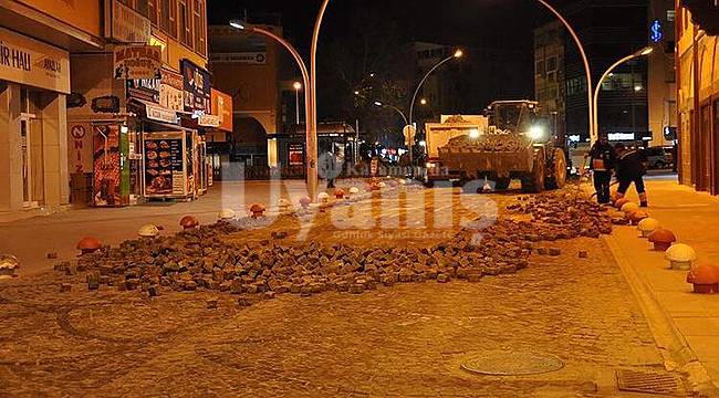 İsmet Paşa Caddesi yenileniyor