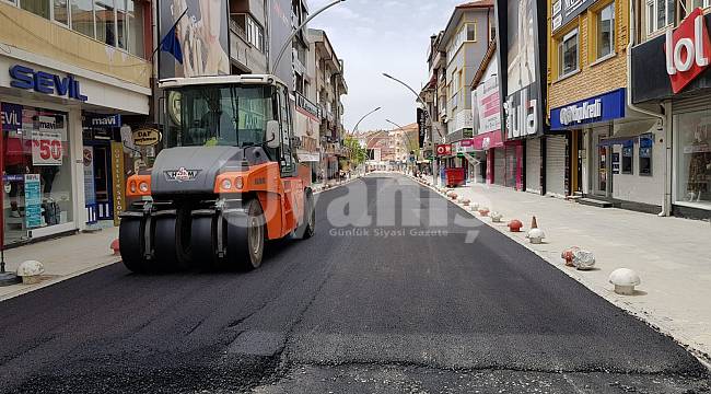 İsmet Paşa Caddesindeki Çalışmalar Tamamlandı