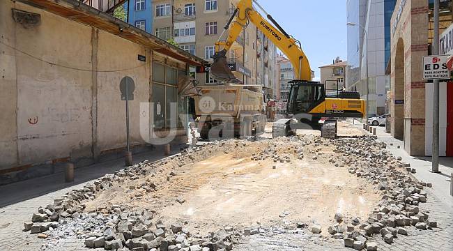 İsmetpaşa Caddesinin ardından 8. sokakta çalışmalar başladı