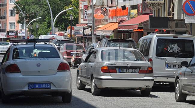 Karaman’da Motorlu Kara Taşıt Sayısı Bir Yılda 2 bin 80 Adet Arttı