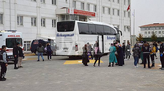 Karaman'da yolcu otobüsünde koronavirüs paniği yolcular karantinaya alındı