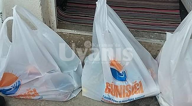 Karaman Günışığı Derneği’nden 350 aileye yardım